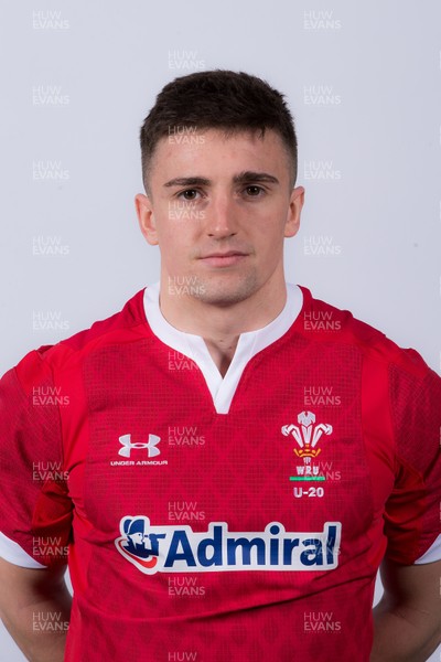 270120 - Wales U20 Squad Portraits - Dafydd Buckland