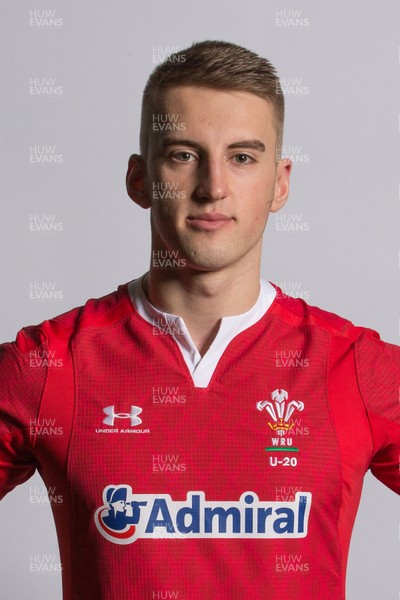 270120 - Wales U20 Squad Portraits - Evan Lloyd
