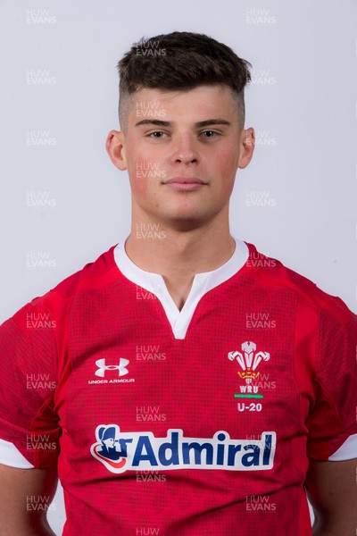 270120 - Wales U20 Squad Portraits - Ewan Rosser