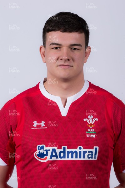 270120 - Wales U20 Squad Portraits - Ioan Davies