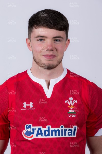 270120 - Wales U20 Squad Portraits - Osian Knott