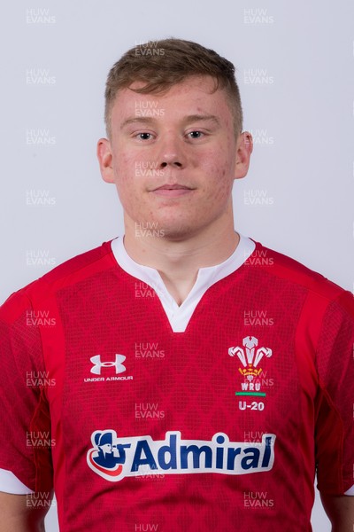 270120 - Wales U20 Squad Portraits - Sam Costelow