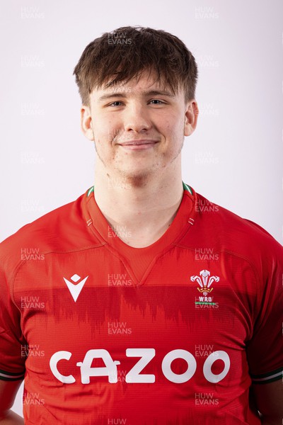 270123 - Wales U20 Squad Portraits - Dylan Kelleher-Griffiths