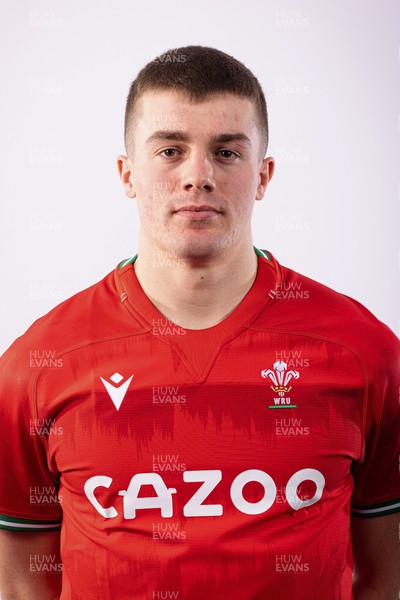 270123 - Wales U20 Squad Portraits - Gwilym Evans