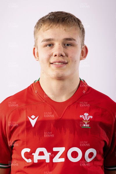 270123 - Wales U20 Squad Portraits - Huw Davies