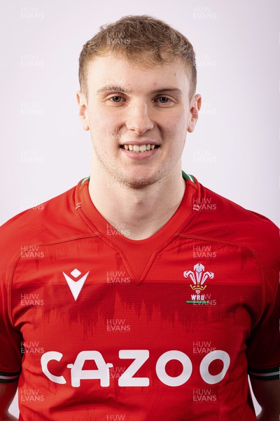 270123 - Wales U20 Squad Portraits - Iestyn Gwilliam