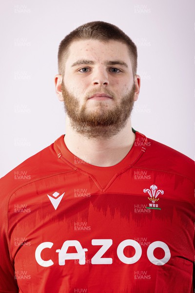 270123 - Wales U20 Squad Portraits - Liam Edwards