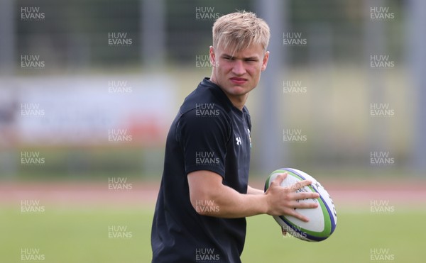 020618 - Wales U20 Training Session - Harri Morgan during a Wales U20 training session for their World Rugby U20 Championship 2018 Pool A match against New Zealand