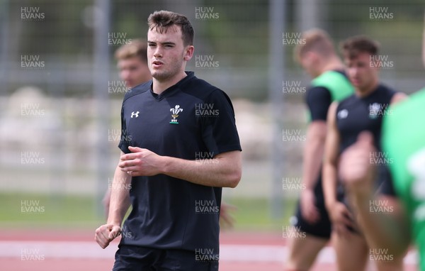 020618 - Wales U20 Training Session - Cai Evans during a Wales U20 training session for their World Rugby U20 Championship 2018 Pool A match against New Zealand