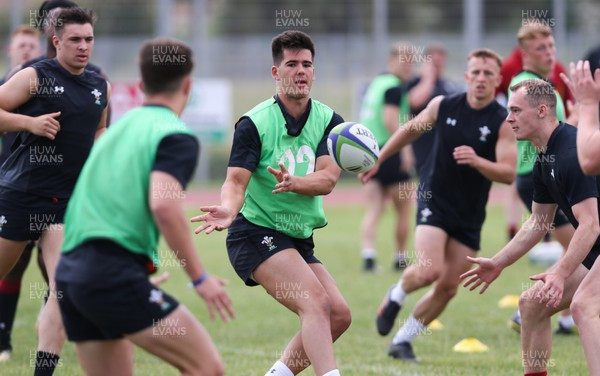 020618 - Wales U20 Training Session - Tiaan Thomas-Wheeler during a Wales U20 training session for their World Rugby U20 Championship 2018 Pool A match against New Zealand