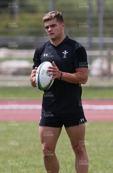 020618 - Wales U20 Training Session - Corey Baldwin during a Wales U20 training session for their World Rugby U20 Championship 2018 Pool A match against New Zealand