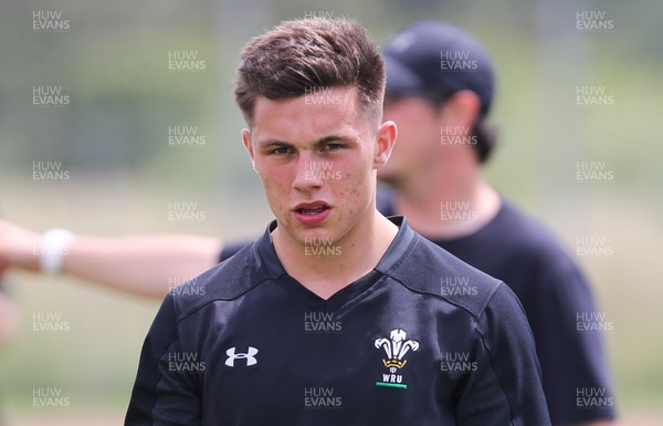 020618 - Wales U20 Training Session - Dewi Cross during a Wales U20 training session for their World Rugby U20 Championship 2018 Pool A match against New Zealand