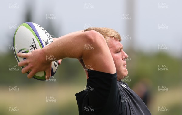 020618 - Wales U20 Training Session - Dewi Lake during a Wales U20 training session for their World Rugby U20 Championship 2018 Pool A match against New Zealand