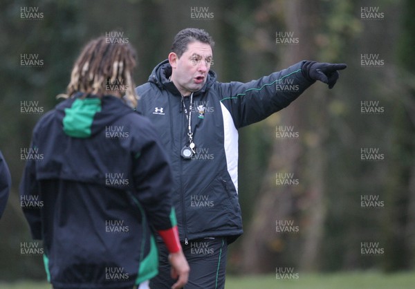 04.02.10   Wales Under 20's training, National Centre of Excellance 
Phil Davies