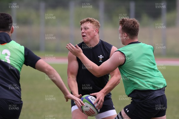 050618 - Wales U20 Training Session -  Ben Fry during a training session ahead of their World Rugby U20 Championship match against Japan