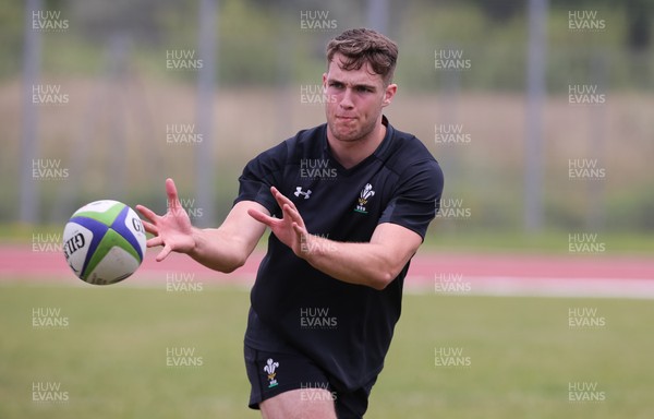 050618 - Wales U20 Training Session -  Max Llewellyn during a training session ahead of their World Rugby U20 Championship match against Japan