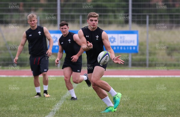 050618 - Wales U20 Training Session -  Corey Baldwin during a training session ahead of their World Rugby U20 Championship match against Japan