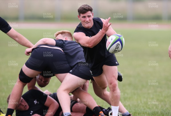 050618 - Wales U20 Training Session -  Dane Blacker during a training session ahead of their World Rugby U20 Championship match against Japan