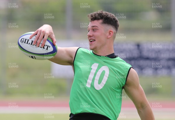 270518 - Wales U20 Squad Training session - Joe Goodchild during a training session ahead of the opening match of the World Rugby U20 Championship