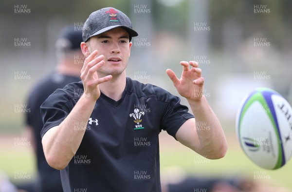 270518 - Wales U20 Squad Training session - Cai Evans during a training session ahead of the opening match of the World Rugby U20 Championship