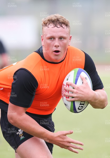 280518 - Wales U20 Squad Training session - Ben Fry during a training session ahead of the opening match of the World Rugby U20 Championship