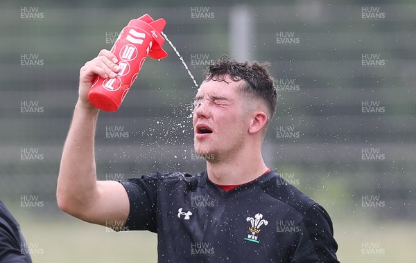 280518 - Wales U20 Squad Training session - Joe Goodchild during a training session ahead of the opening match of the World Rugby U20 Championship