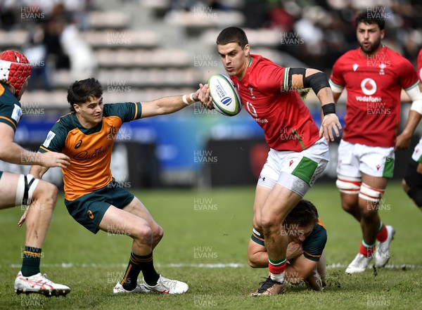 140723 - Wales U20 v Australia U20 - World Rugby Under 20 Championship 2023, 5th place play-off - Bryn Bradley of Wales