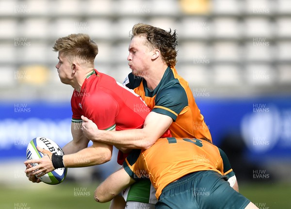 140723 - Wales U20 v Australia U20 - World Rugby Under 20 Championship 2023, 5th place play-off - Archie Hughes of Wales