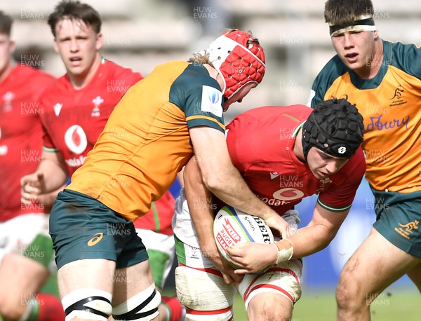 140723 - Wales U20 v Australia U20 - World Rugby Under 20 Championship 2023, 5th place play-off - Jonny Green of Wales