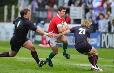13.05.10 - Wales Under 20 v England Regional Academies XV  Wales' James Loxton looks for a way through 