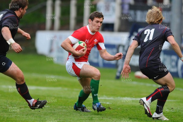 13.05.10 - Wales Under 20 v England Regional Academies XV  Wales' James Loxton looks for a way through 