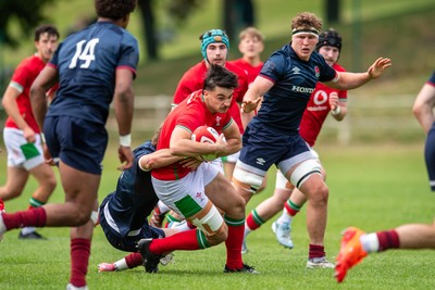 060625 - Wales U20 v England U20 - U20 World Championship Warm Up - Elijah Evans of Wales