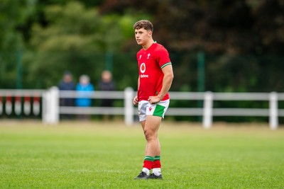 060625 - Wales U20 v England U20 - U20 World Championship Warm Up - Logan Franklin of Wales