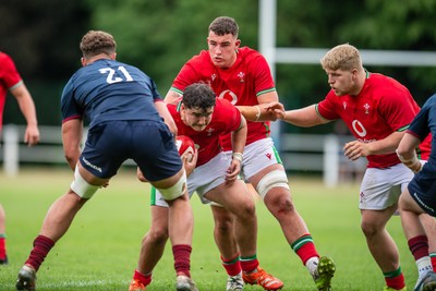 060625 - Wales U20 v England U20 - U20 World Championship Warm Up - Evan Wood of Wales