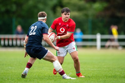 060625 - Wales U20 v England U20 - U20 World Championship Warm Up - Evan Wood of Wales