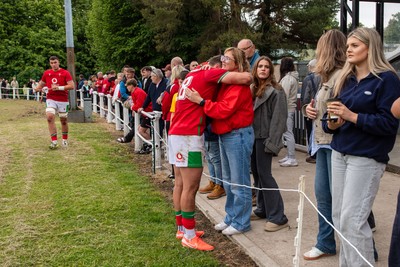 060625 - Wales U20 v England U20 - U20 World Championship Warm Up - Players greet fans after the match