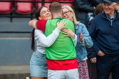060625 - Wales U20 v England U20 - U20 World Championship Warm Up - Players greet fans after the match