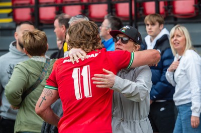 060625 - Wales U20 v England U20 - U20 World Championship Warm Up - Players greet fans after the match