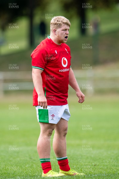 060625 - Wales U20 v England U20 - U20 World Championship Warm Up - Cam Tyler-Grocott of Wales