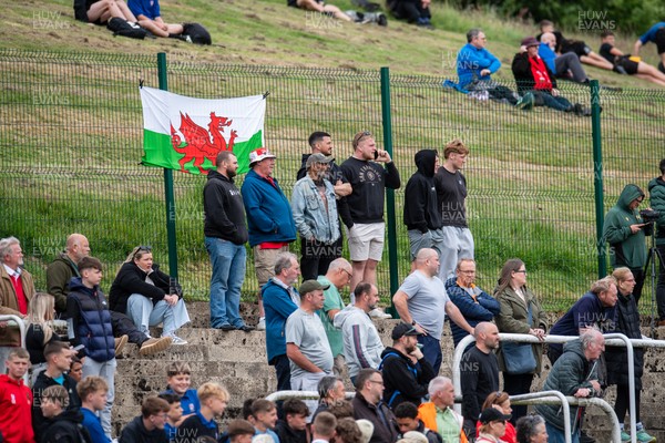 060625 - Wales U20 v England U20 - U20 World Championship Warm Up - Fans in Pontypool Park