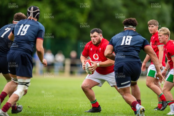060625 - Wales U20 v England U20 - U20 World Championship Warm Up - Louie Trevett of Wales