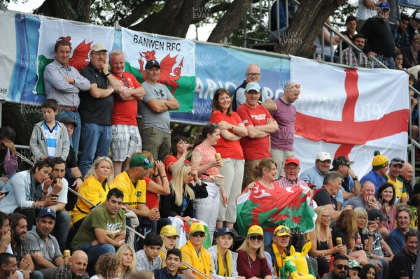120619 - Wales U20 v Fiji U20 - World Rugby Under 20 Championship -  Fans in the �family & friends� stand