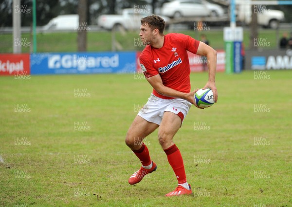 120619 - Wales U20 v Fiji U20 - World Rugby Under 20 Championship -  Max Llewellyn of Wales