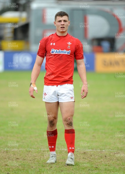 120619 - Wales U20 v Fiji U20 - World Rugby Under 20 Championship -  Deon Smith of Wales