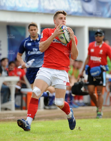 120619 - Wales U20 v Fiji U20 - World Rugby Under 20 Championship -  Tomi Lewis of Wales