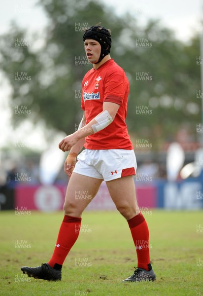 120619 - Wales U20 v Fiji U20 - World Rugby Under 20 Championship -  Ioan Davies of Wales