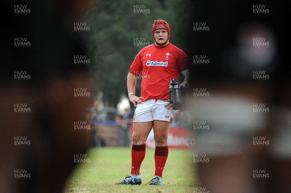 120619 - Wales U20 v Fiji U20 - World Rugby Under 20 Championship -  Nick English of Wales