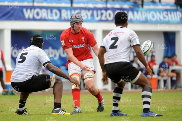 120619 - Wales U20 v Fiji U20 - World Rugby Under 20 Championship -  Jac Price of Wales