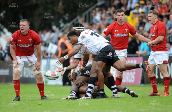 120619 - Wales U20 v Fiji U20 - World Rugby Under 20 Championship -  Mesake Kurisaru of Fiji
