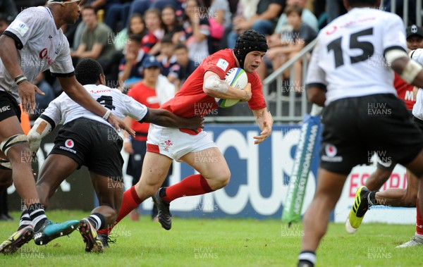 120619 - Wales U20 v Fiji U20 - World Rugby Under 20 Championship -  Ioan Davies of Wales